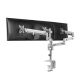 2. LogiLink BP0090 Tischhalterung 17''-32'' 21KG 3 Monitore Silber