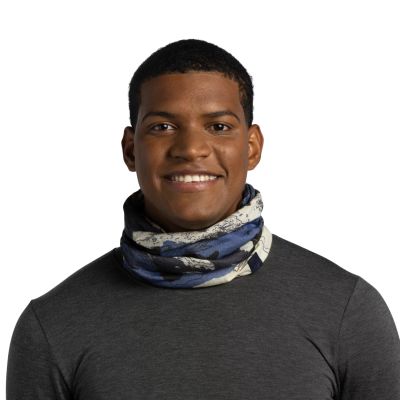 3. Multifunktionstuch Buff Merino Lightweight Prints – Digital Prints Esyr Blue