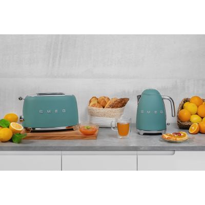 12. Smeg Wasserkocher 50er Jahre Stil Smaragdgrüner Wasserkocher