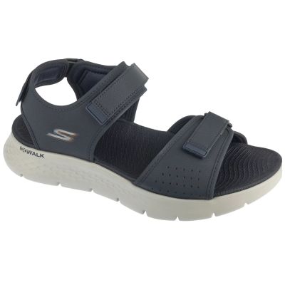 Skechers Go Walk Flex Sandalen – Antigua Beach 229205-NVOR Marineblau, Größe 46