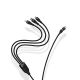 7. Baseus Flash Series II USB Typ C / USB Typ A Kabel - USB Typ C / Lightning / Micro USB 100 W 1,2 m schwarz (CASS030101)