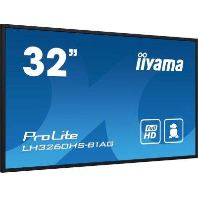 4. Großformatmonitor iiyama LH3260HS-B1AG A 80 cm (31,5 Zoll) LED Wi-Fi 500 cd/m² Full HD Android 11 24/7 Schwarz