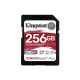 12. KINGSTON SDXC Canvas 256GB React Plus UHS-II 280R/150W U3 V60 für Full HD/4K