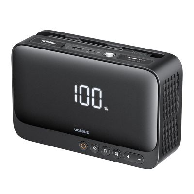 5. Starthilfe Baseus Super Energy BS-CH013 4in1 600A mit Taschenlampe / 6000mAh Powerbank / Kompressor - Schwarz