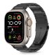 Tech-Protect Edelstahlarmband für Apple Watch 44 / 45 / 46 / 49 mm – Schwarz