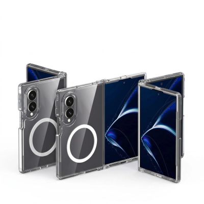 9. Tech-Protect FlexAir Hybrid MagSafe Hülle für Samsung Galaxy Z Fold 8 - Transparent