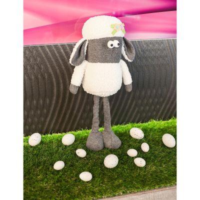 18. Schaf auf Teleskop 35-50 cm Frühlingsdekoration