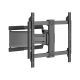5. MACLEAN TV-WANDHALTERUNG, VESA 600 x 400, max. 37–90 Zoll, max. Traglast 65 kg, Schwarz, MC-881 N