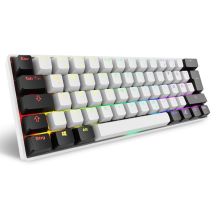 Sharkoon Gaming-Tastatur Skiller SGK50S4 Gen2 Weiß und Gelb RGB