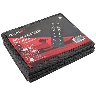 7. Faltbare Yogamatte 1700x600x5MM Schwarz Enero Fit