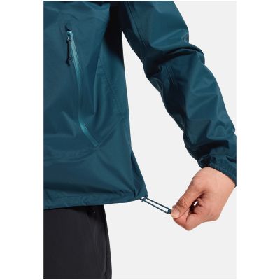 9. Herren-Regenjacke Odlo ESSENTIAL 2.5L WATERPROOF Jacket Hardshell, grün