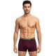 4. Le Coq Sportif Herren-Boxershorts, 3er-Pack, Schwarz, Grau, Burgunderrot