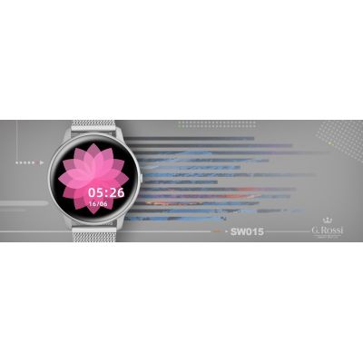 7. Damen-Smartwatch G. Rossi SW015-3 Silber