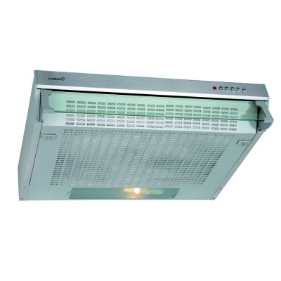2. CATA Dunstabzugshaube FK SLIM 6000 X, konventionelle Dunstabzugshaube, Energieeffizienzklasse B, Breite 60 cm | 162 m³/h | Mechanisch | LED | Edelstahl