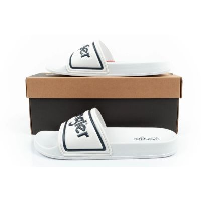 10. Wrangler Herren Averell Slider Sportpantoffeln, bequem, weiß