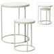 Set aus 2 Couchtischen mit Holzplatte