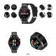 2. GIEWONT Vertex SmartCall GW450-2 Carbon/Carbon Leder Smartwatch