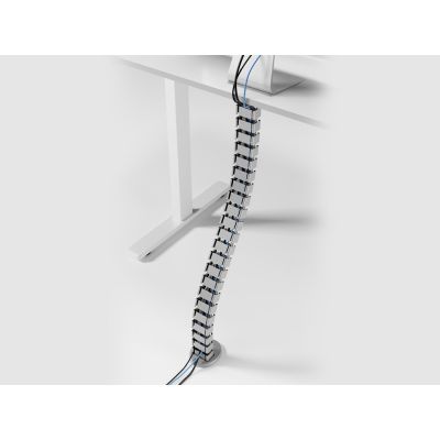 6. Equip 650860 Kabelorganisator Schreibtisch Kabelhülle Grau 1 Stück.
