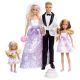 2. Barbie JCW41 Hochzeitsset Junges Paar 4 Puppen