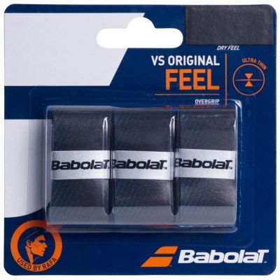 Babolat Vs Original Feel Grip 3 Stk. Schwarz und Blau 653040 146/193528