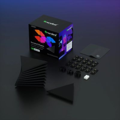 5. Nanoleaf Shapes Schwarze Mini-Dreiecke Erweiterungspackung (10 Paneele)