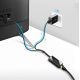 7. Ugreen 30985 Externe Netzwerkkarte für Chromecast mit Micro-USB-/USB-A-Anschlüssen 100 Mbit/s 1 m – Schwarz