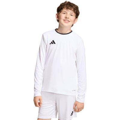 7. adidas Entrada 26 Long Sleeve Jersey Kindertrikot, weiß, KF5874