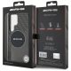 8. AMG Transparent Rhombs MagSafe Case für Samsung Galaxy S25 Ultra - Schwarz