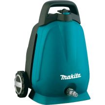 Makita HW102 Kompakt-Hochdruckreiniger, elektrisch, Schwarz/Türkis, 360 l/h, 1300 W