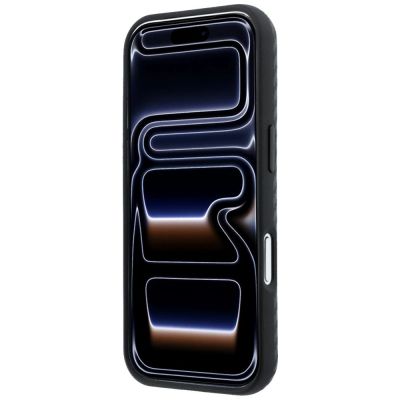 5. BMW M Carbon Metal Logo MagSafe Hülle für iPhone 17 Pro / 18 Pro - Schwarz