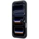 5. BMW M Carbon Metal Logo MagSafe Hülle für iPhone 17 Pro / 18 Pro - Schwarz