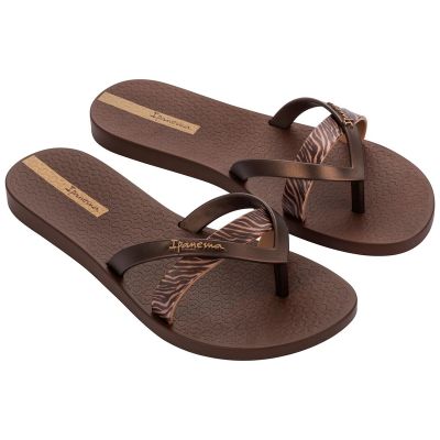 Ipanema Kirei Damen-Flip-Flops, modisch und bequem, braun für den Strand