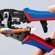 11. Knipex 97 51 13 Kabelcrimpzange, schwarz, blau, rot