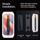 3. Spigen Glas.tR EZ Fit Privacy Tempered Glass für iPhone 16 Pro / 17 / 17 Pro - 2 Stk.