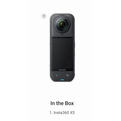 3. Insta360 X5 Standard Bundle Kamera