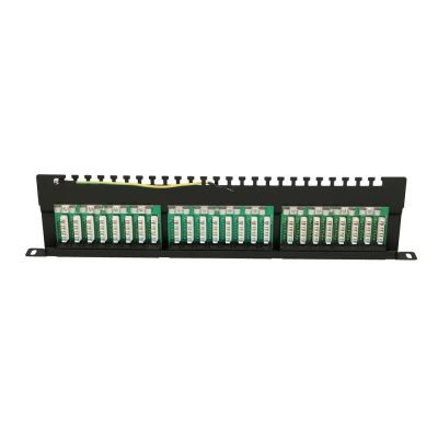 4. Patchpanel Extralink EX.9663 (0,5U; Kat. 6; 24xRJ-45)
