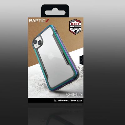 5. Raptic X-Doria Shield Case für iPhone 14 Plus opale Hülle