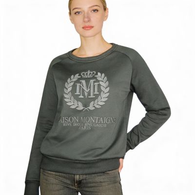 7. Maison Montaigne FIMOSAI DGREY MT LADY 016 Sweatshirt (RBMWW6410F/MM-GRIS FONCÉ)