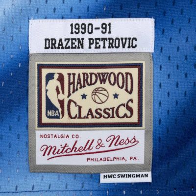 3. Mitchell & Ness Swingman Jersey NBA New Jersey Nets Drazen Petrović - SMJYSB19031-NJNPTRY90DPE