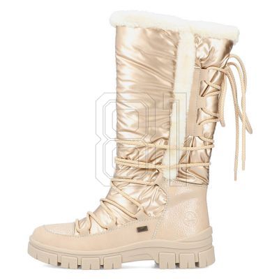 9. Rieker W RKR640 wasserdichte hohe Schneestiefel beige
