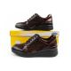 10. Scholl Emma Laces Damen Sport Leder Braun Plateauschuhe