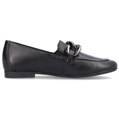 12. Bequeme Lederschuhe mit Kette Remonte W RKR645 schwarz