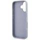 7. Guess Hot Stamp 4G Pattern Triangle Metal Logo iPhone 16 Hülle - Lila