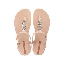 Ipanema Sandal Class Damen Flip-Flop Sandalen, Hellbeige mit Gold