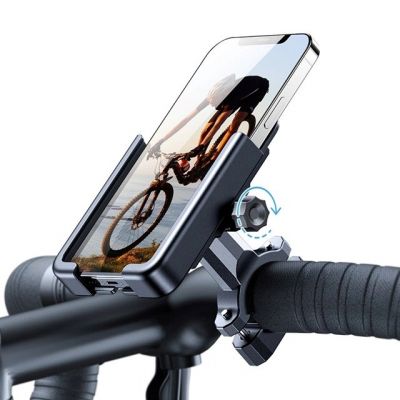 2. Wozinsky Metall-Fahrrad- und Roller-Handyhalterung, schwarz (WBHBK3)