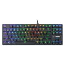 Defender CLEIKOS GK-135 kabellose mechanische Tastatur Bluetooth + 2,4 GHz + Gaming RGB-Kabel Outemu
