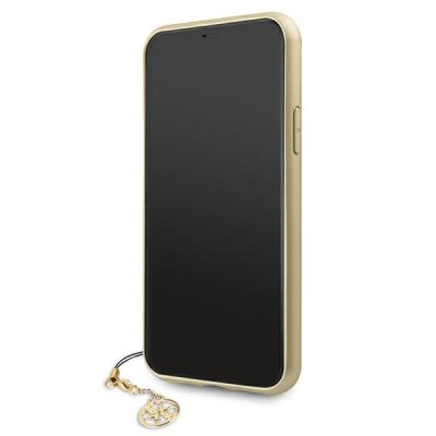 4. Guess GUHCN61GF4GGR iPhone 11 6.1" / Xr Grau/Grau Hartschale 4G Charms Collection