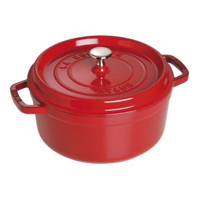 Staub Runder Gusseisentopf – 3,8 l, Rot