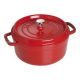 Staub Runder Gusseisentopf – 3,8 l, Rot