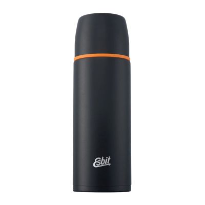 7. Esbit Vakuumflasche 1L Thermoskanne, schwarz